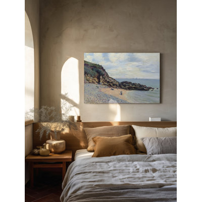 "Langland Bay" Print on Wrapped Canvas