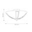Fido Glass Semi Flush Mount