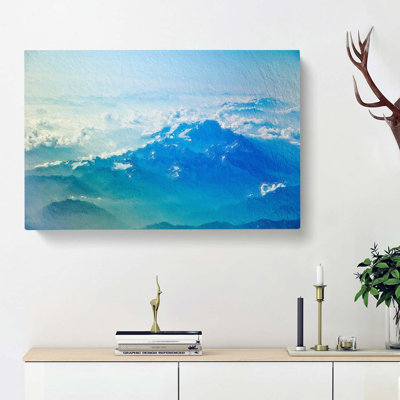 Clouds Above The Mountains - Wrapped Canvas