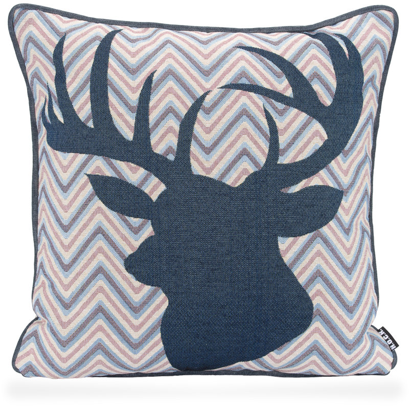 Hirsch Chevron Square Cushion