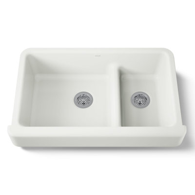 Whitehaven® 36" L x 22" W Double Basin Farmhouse/Apron Kitchen Sink
