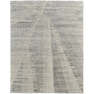 Brighton Modern Abstract, Ivory/Gray, Area Rug