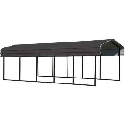 Galvanized Steel Carport, 10X24X7