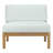 Muret Outdoor Patio Teak Armless