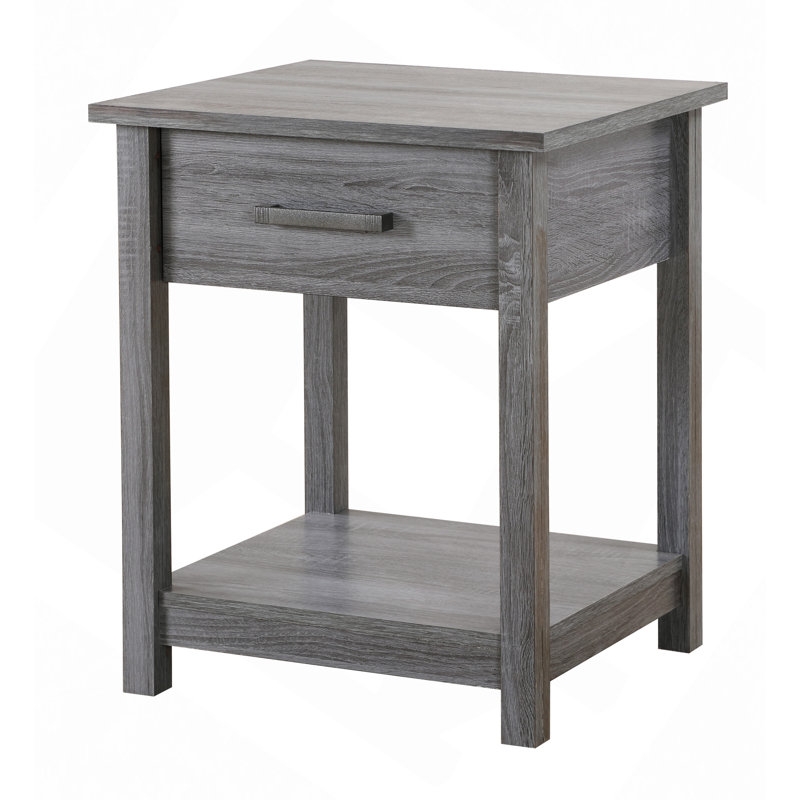 Table de chevet chic, Gris