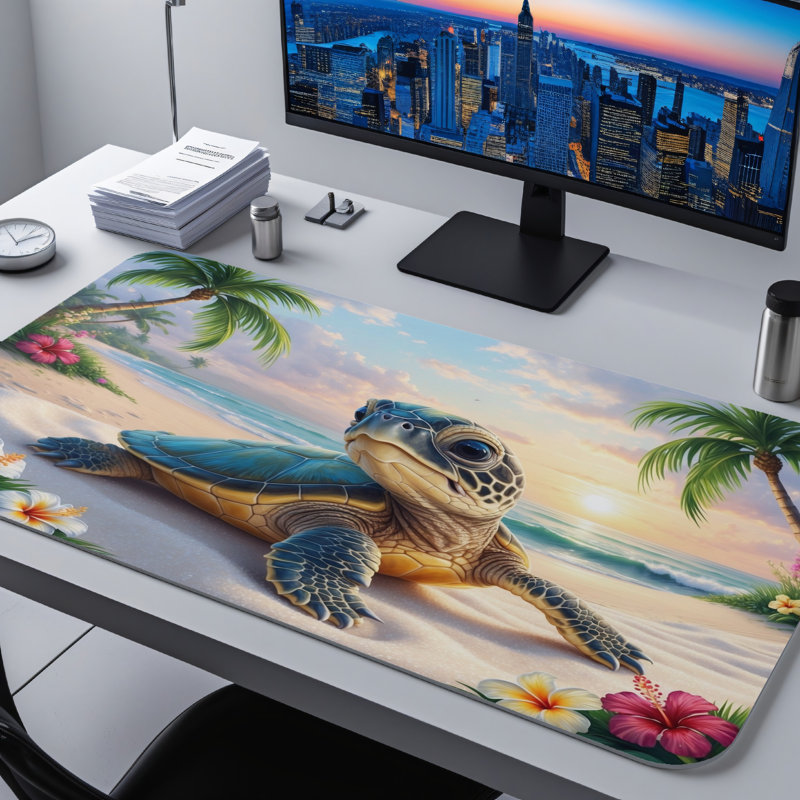 Polyester Desk Pad, 23.6x13.8