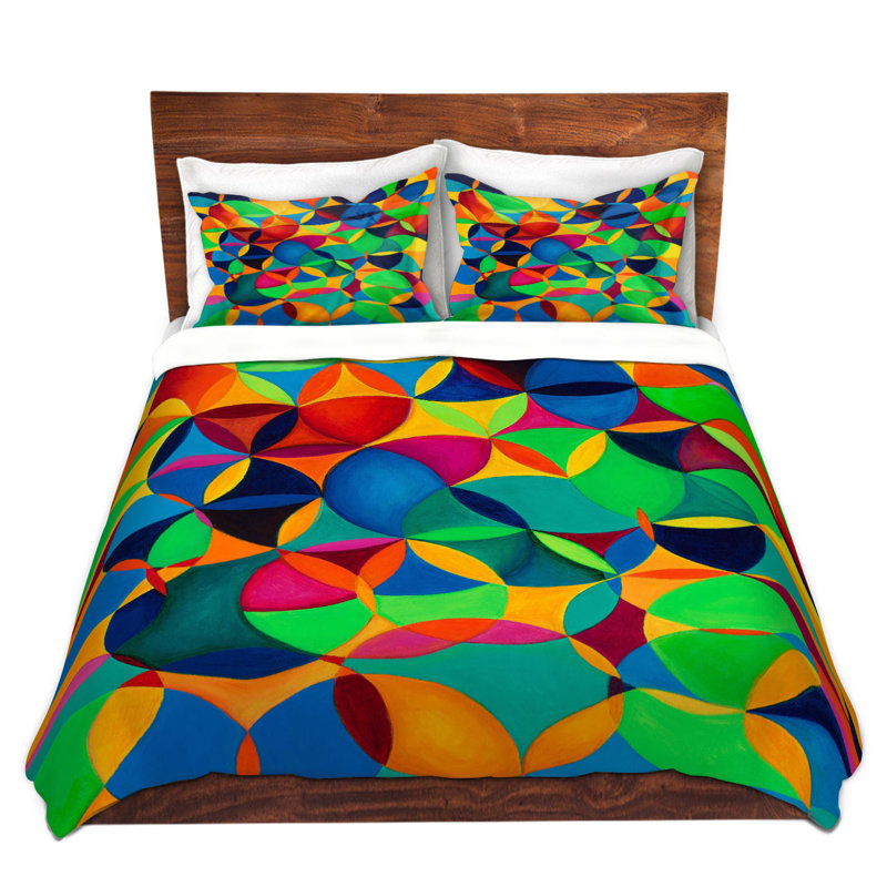 Ensemble de housse de couette DiaNoche en microfibre par Lorien Suarez - Roue 28