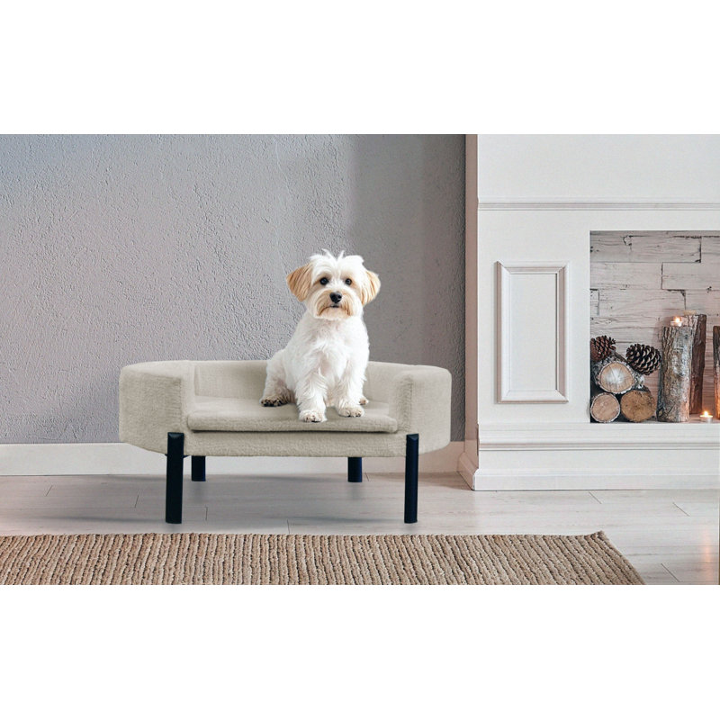 Polyester Pet Bed, White