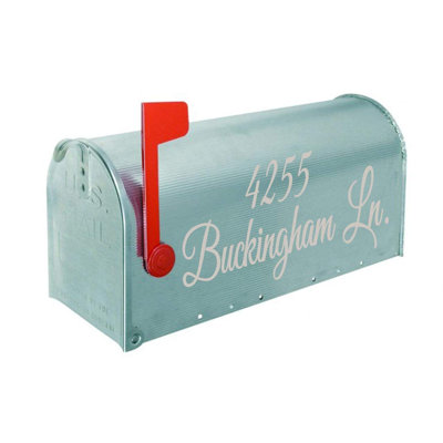 Décalcomanie murale personnalisable adresse de boîte aux lettres