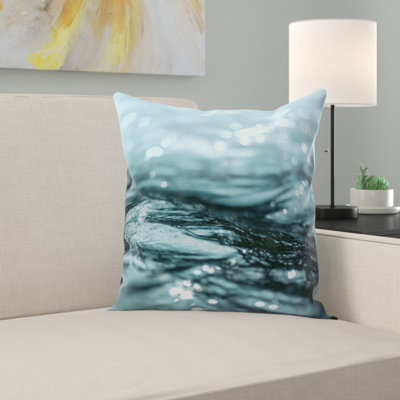 Water Throw Pillow