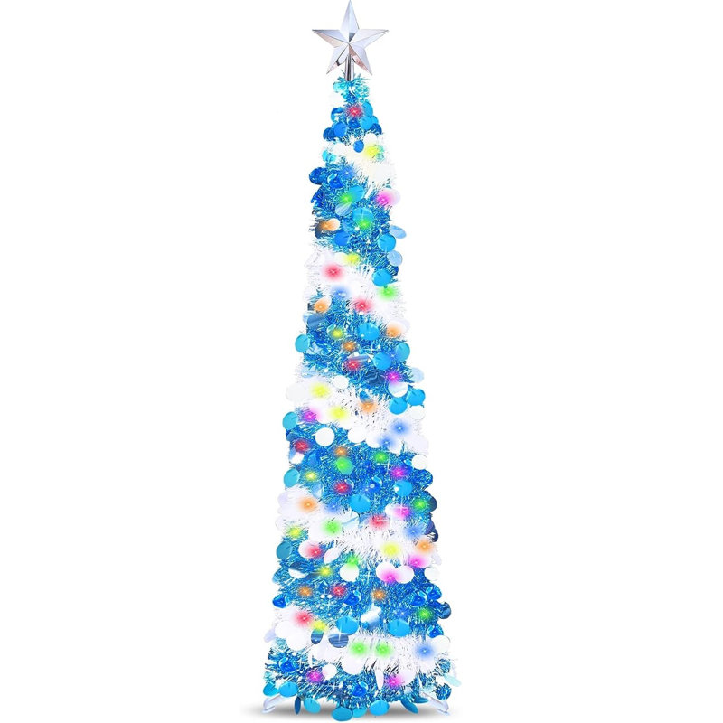 Arbre de Noël artificiel éclairé 60 pi Jacobien - support inclus