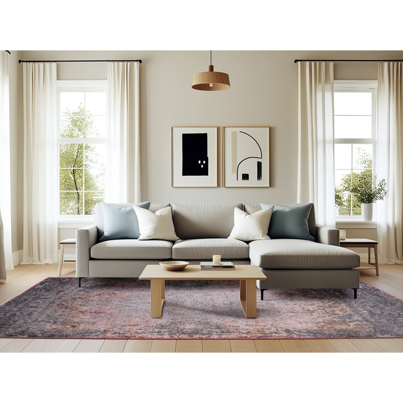 Tapis oriental gris, Rectangle 6 pi x 9 pi