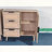 Modern Rattan Wood Storage Cabinet