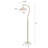 Tamara Day for Stylecraft Penelope Floor Lamp - Marble & Polished Brass-1754976385
