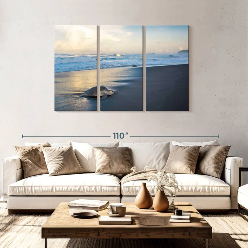 Turtles From The Sea, 48" H x 74" W