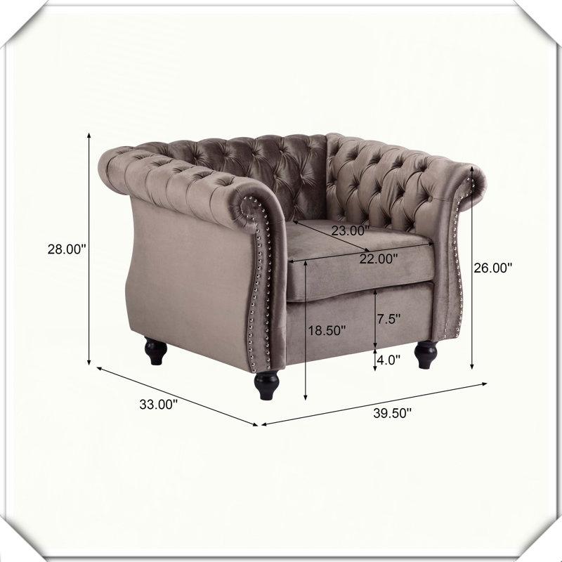 Fauteuil club classique Chesterfield
