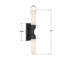 Applique murale 2 lumières Maesie-51425980