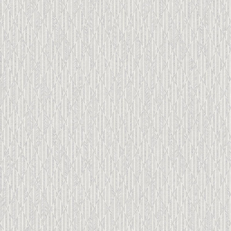Papier peint moderne à losanges, Gris