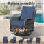 Ensemble de chaises berçantes pour l'extérieur Deb-575132436-542393095