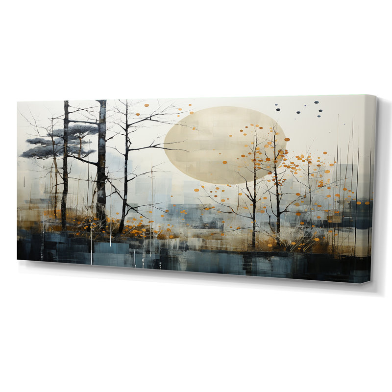 Japon, art minimaliste zen serein, art mural japonais, H 28 po x l 60 po x P 1,5 po, Toile tendue