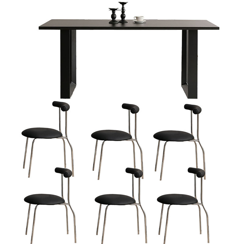 Table de salle à manger Minimalist, H 29,5 po x L 55,1 po x l 31,5 po