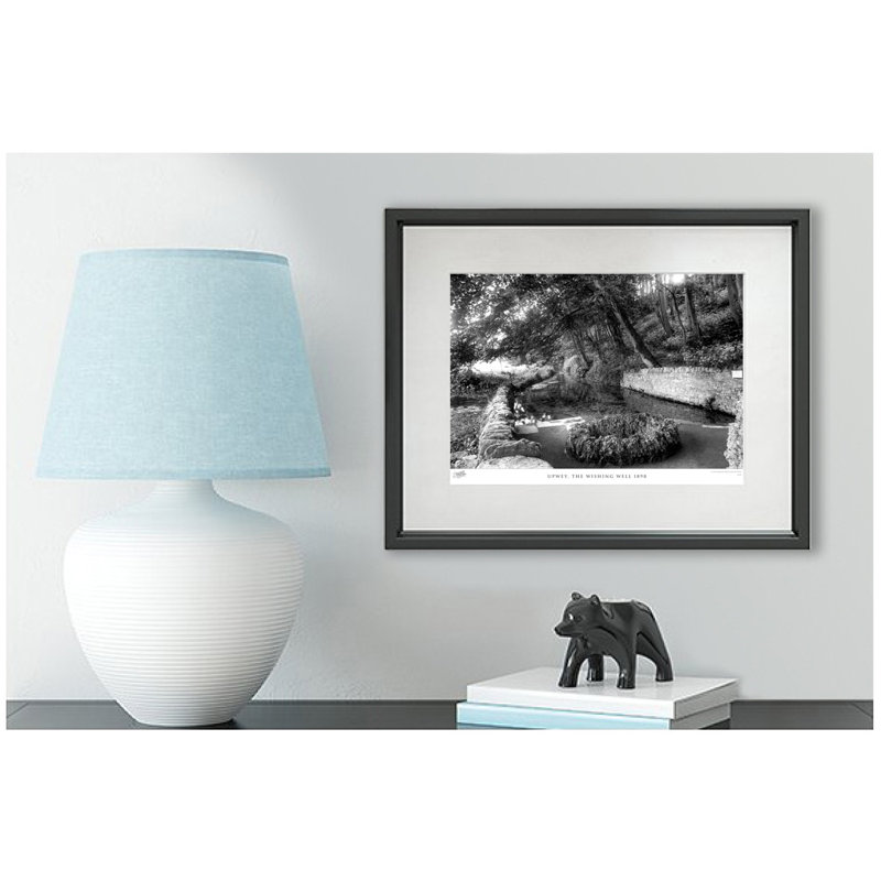 Upwey, The Wishing Well 1898 by Francis Frith - Single Picture Frame Print, 28cm H x 36cm W x 2.3cm D