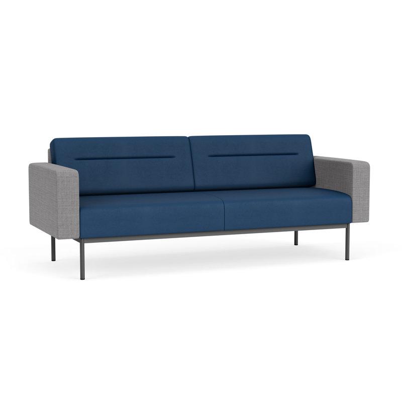 Canapé de réception Darsey, Patriot Plus Blue Ridge; gris chambray, Avec alimentation, Gris anthracite