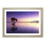 Tree Alone During a Purple Sunset in Abstract - Picture Frame Painting Print-55611263-55611266