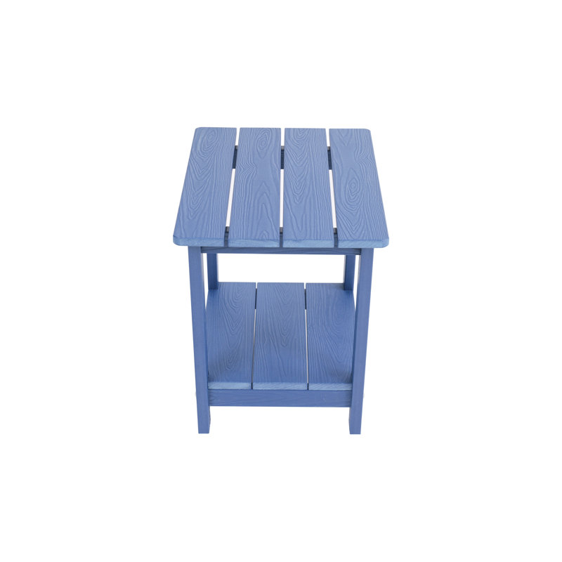 Side Table, Dark Blue