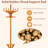 Solid Wood Freestanding Coat Rack-2001006038