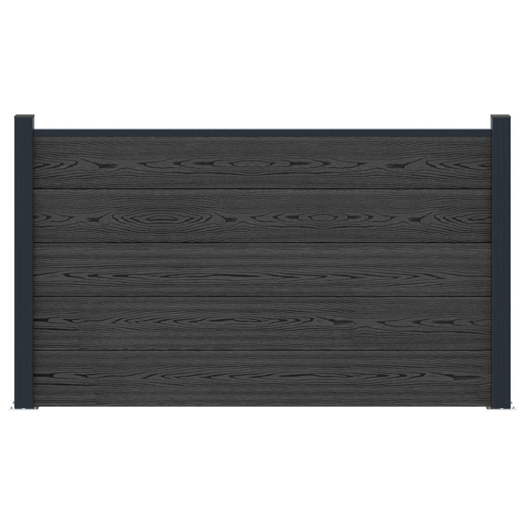 Vidaxl Fence Panel WPC Garden Barrier Edging Fencing Multi Colours Multi Sizes