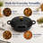 3.5 Quart Enameled Cast Iron Round Braiser Pan with Self-Basting Lid and Loop Handles (Black)-135746694
