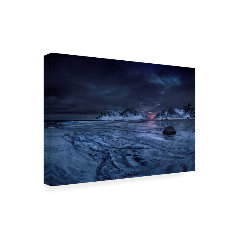 «Ronny Olsson Skagsanden Beach Lofoten», art sur toile, H 12 po x l 19 po