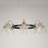 Joyee 8-Light Dimmable Large Wagon Wheel Chandelier