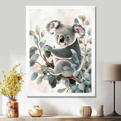 Gris - Tableau encadré d'animal