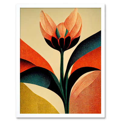 Abstract Flower Art Deco Symmetry - Print