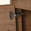 Meuble-lavabo mural avec lavabo en céramique et 1 porte, emballage KD, contreplaqué-418014973