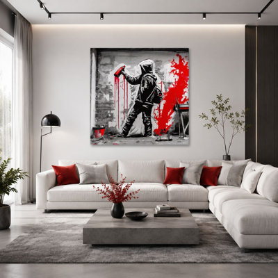 Peinture décorative sur toile