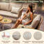 6-seater L-shaped Corner Garden Lounge Set With 2 Coffee Tables-1164499068