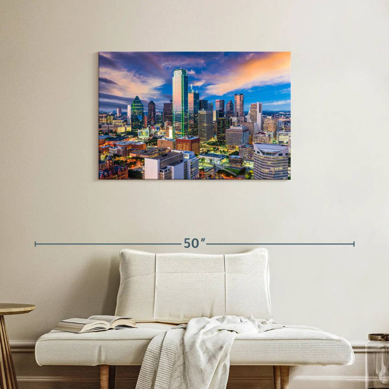 Horizon de Sireci, Dallas, Texas, H 24 po x l 36 po