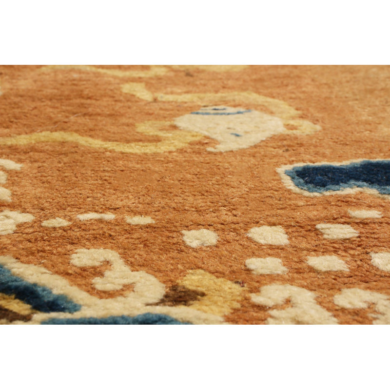 One-of-a-Kind Rectangle 4'3" X 7' Hand Knotted Area Rug