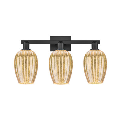 Eldon - 3 Light 26" Flute Shade Bath Vanity Light