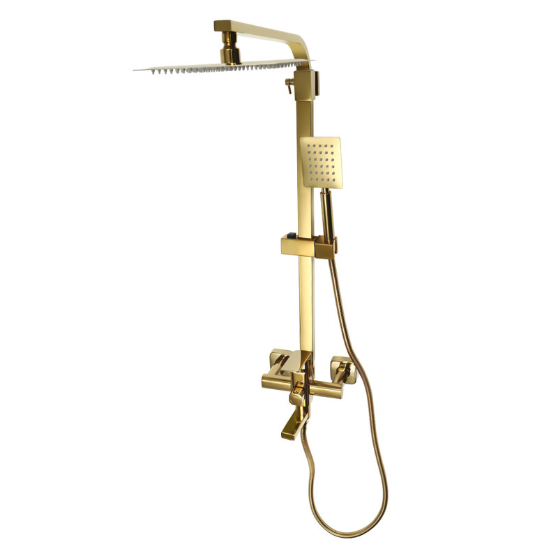 Système de douche complet avec valve brute
