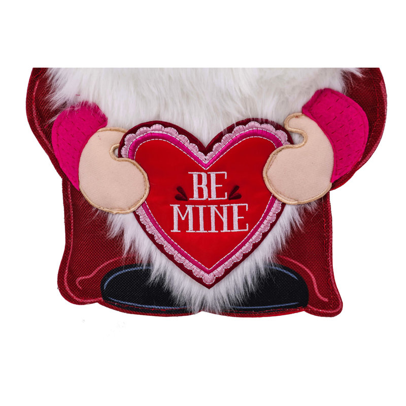Décoration de porte gnome de la Saint-Valentin