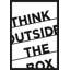 Think Outside The Box Wall Décor-909515416-909515415