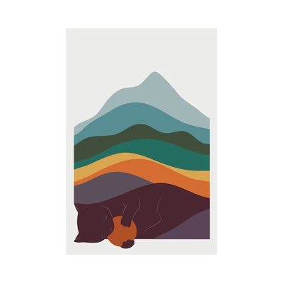Cat Landscape VIII by Lim Heng Swee - Wrapped Canvas Print