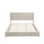 Structure de lit plateforme en bois massif avec tête de lit, aucun sommier nécessaire, conception sur pied, assemblage facile-149119573-149119574