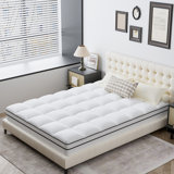 4" Memory Foam Mattress Topper with 8-21 Inch Deep Pocket