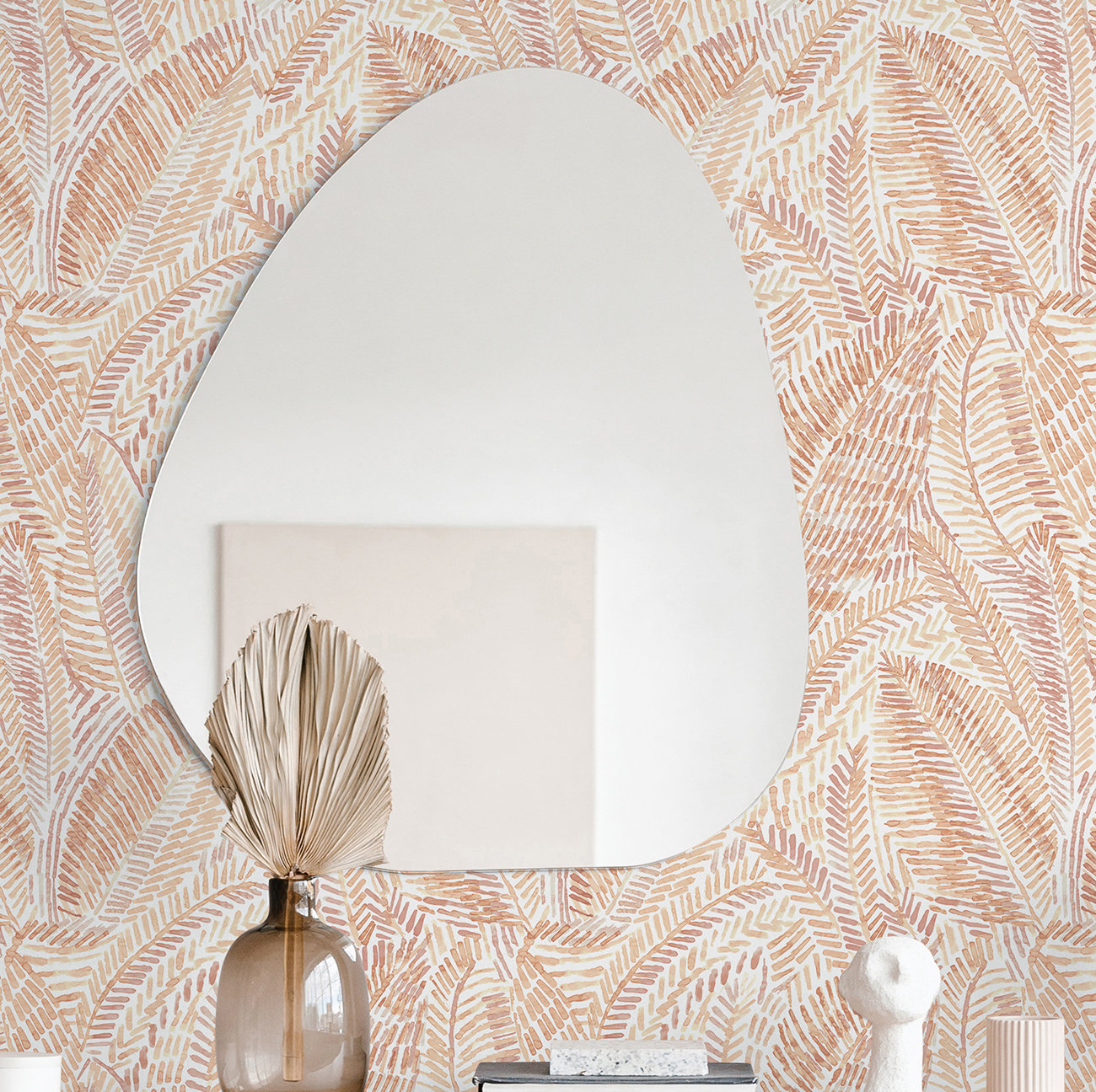 Eline Wallpaper Roll, Orange