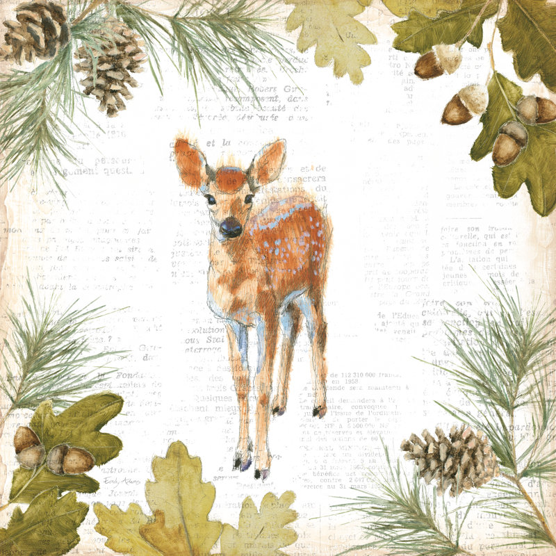 Into The Woods III by Emily Adams - Wrapped Canvas Print, 122cm H x 122cm W